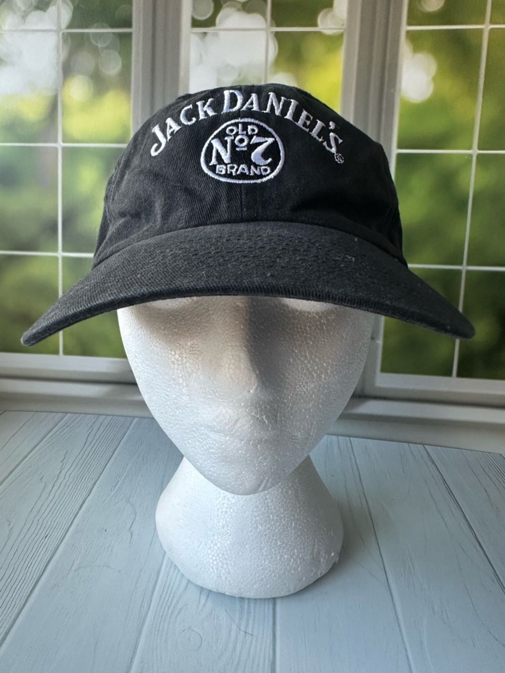 Vintage Jack Daniel’s Old No. 7 Embroidered Black Dad Hat Rare Logo Cap